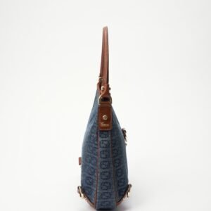 Gucci Blue GG Denim Abbey D-Ring Shoulder Bag | AlmaBagz