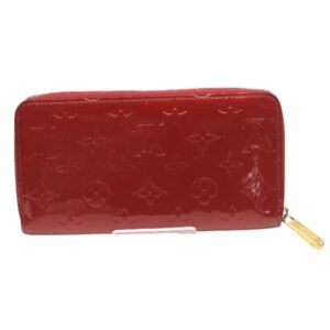 LOUIS VUITTON Long Wallet Purse M91981 Monogram Vernis Pomdamul Zip Around Vernis Zippy wallet Women Used | AlmaBagz
