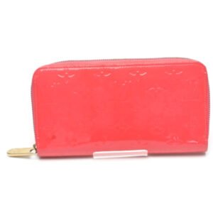 LOUIS VUITTON Long Wallet Purse M93202 Monogram Vernis Rose rich Zip Around Vernis Zippy wallet Women Used | AlmaBagz