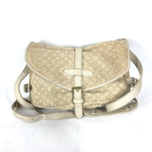 LOUIS VUITTON Shoulder Bag M95314 Monogram Mini-LinCanvas beige Monogram mini run Saumur 30 | AlmaBagz