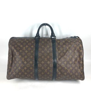 LOUIS VUITTON Boston Duffel bag M41411 Monogram canvas Brown Monogram watercolor Keepall ・bandouliere55 | AlmaBagz