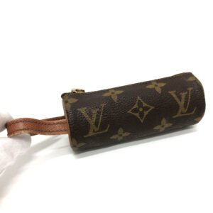 LOUIS VUITTON Pouch M58249 Monogram canvas Brown Etui Trois Ball Golf unisex(Unisex) Used | AlmaBagz