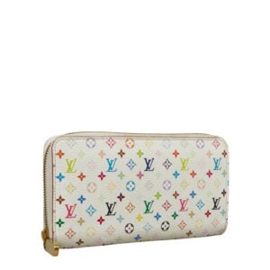 Louis Vuitton Monogram Multi-Color Zippie Wallet Roundfashner Long Wallet M60241 White PVC Leather Ladies Louis Vuitton | AlmaBagz