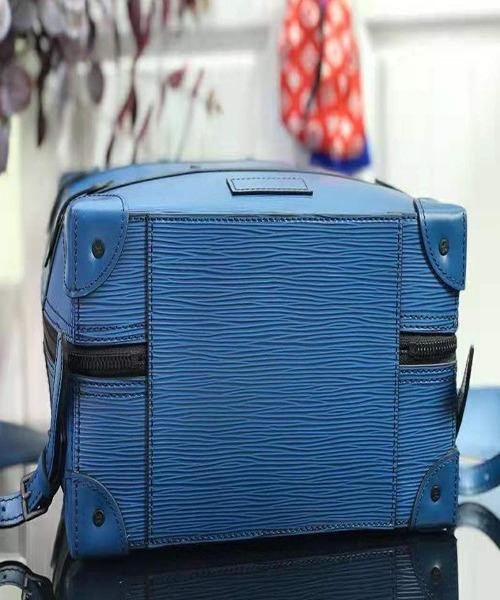 Louis Vuitton Soft Trunk Backpack PM Epi Leather Blue | AlmaBagz - Image 3