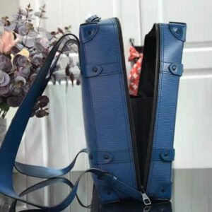 Louis Vuitton Soft Trunk Backpack PM Epi Leather Blue | AlmaBagz
