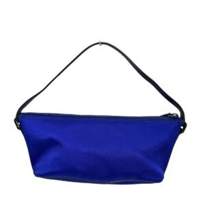 GUCCI Pouch 039-1103 Satin, Leather blue Hand pouch | AlmaBagz