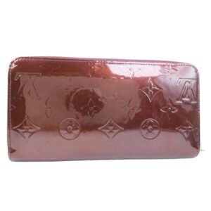 Louis Vuitton Bordeaux Patent leather Portefeuille zippy wallet accessories | AlmaBagz
