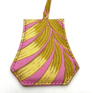 HERMES Shoulder Bag Silk / leather Pink type Tiger pattern silky city GM Women Used | AlmaBagz