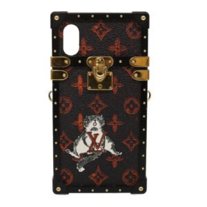 Louis Vuitton Black Canvas Trunk wallet accessories | AlmaBagz