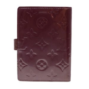 Louis Vuitton Bordeaux Patent leather Agenda cover wallet accessories | AlmaBagz
