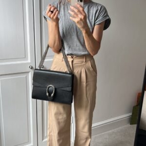 Gucci Dionysus Black Medium Shoulder Bag (RRP £2,400) | AlmaBagz