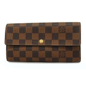 Louis Vuitton Long Wallet Damier Portomone Credit N61724 | AlmaBagz
