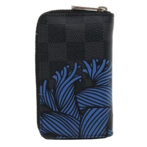 Louis Vuitton Blue Canvas Christopher wallet accessories | AlmaBagz