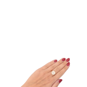 LOUIS VUITTON Color Blossom Ring Rosegold Mother of Pearl | AlmaBagz