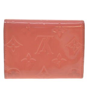 Louis Vuitton Pink Patent leather Enveloppe Carte de visite wallet accessories | AlmaBagz