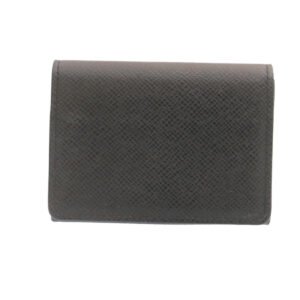 Louis Vuitton Black Leather wallet accessories | AlmaBagz