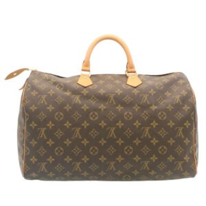 Louis Vuitton Brown Canvas Speedy 40 handbag bag | AlmaBagz