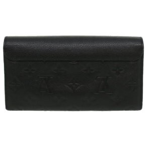 Louis Vuitton Black Canvas  wallet accessories | AlmaBagz
