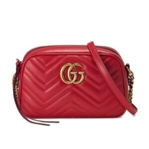 Gucci GG Marmont Series Small Quilted Shoulder Bag | AlmaBagz