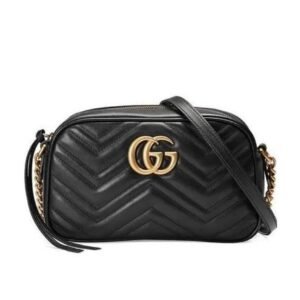 Gucci GG Marmont Series Small Quilted Shoulder Bag | AlmaBagz