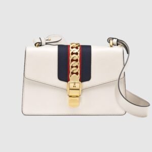 Gucci SyLouis Vuittonie Small Shoulder Bag Off-White | AlmaBagz