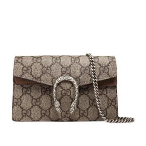 Gucci Dionysus Collection GG Supreme Canvas Super Mini Bag | AlmaBagz