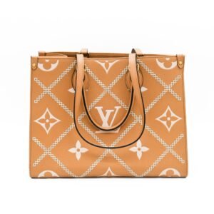 Louis Vuitton OnTheGo Monogram Empreinte Giant Broderies MM Tote Bag | AlmaBagz