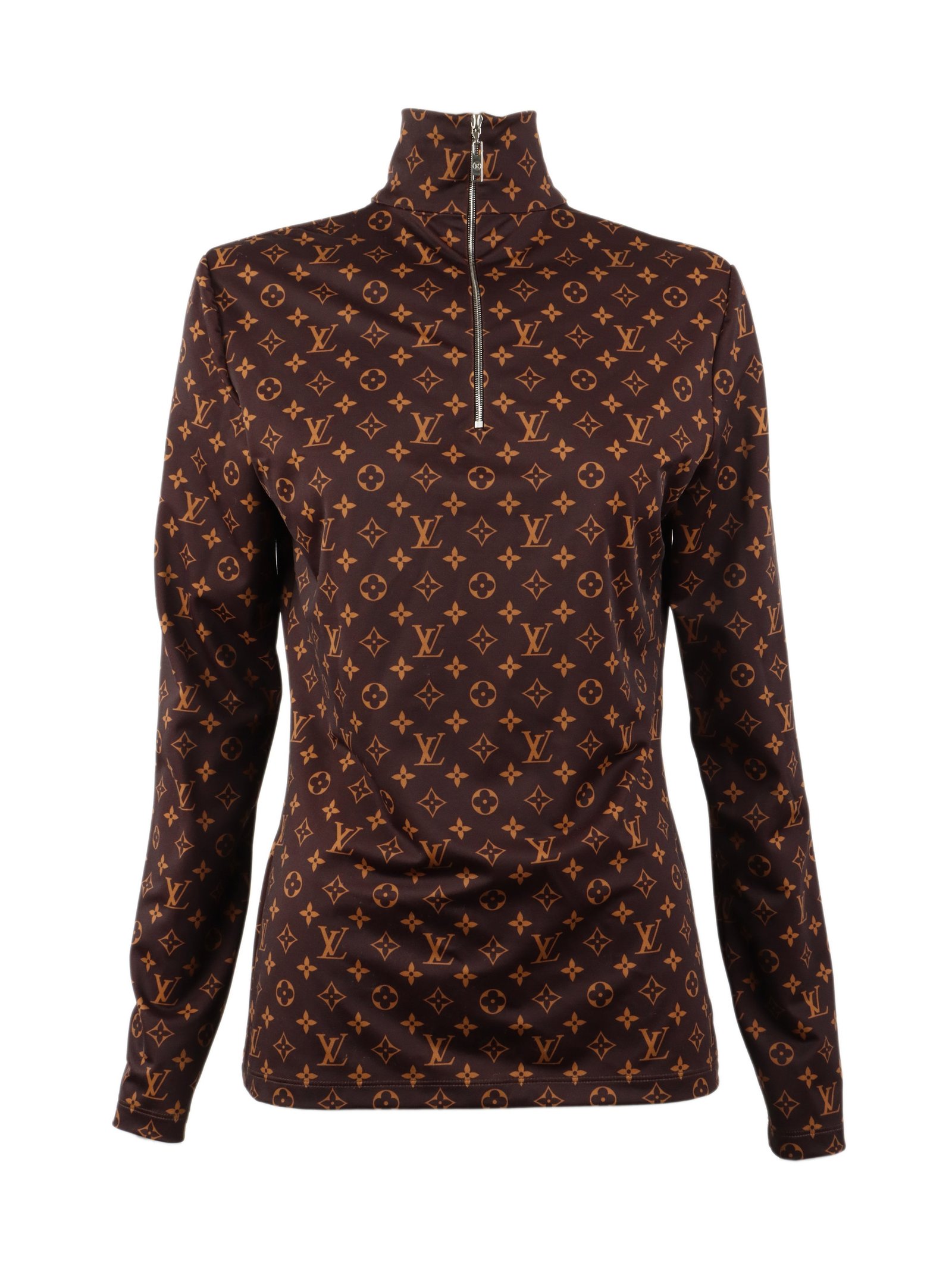 Louis Vuitton Monogram Turtleneck Long Sleeve Top. | AlmaBagz
