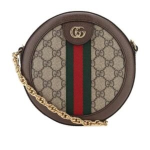 Gucci Ophidia Series GG Round Mini Shoulder Bag | AlmaBagz