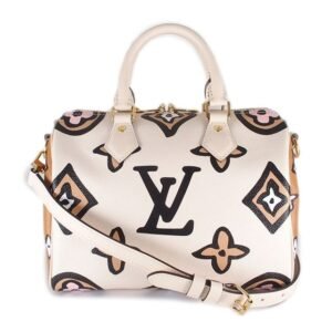 Louis Vuitton Speedy 25 Bandouliere Bag Wild at Heart Monogram Giant | AlmaBagz