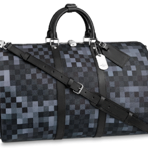 Louis Vuitton Keepall Bandoulière 50 Gray Pixel | AlmaBagz