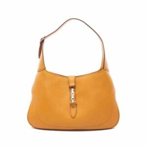 Gucci Jackie Leather Shoulder Bag, Yellow Leather | AlmaBagz