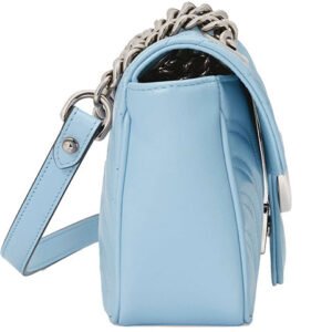 Gucci GG Marmont Mini Bag 'Pastel Blue' 446744-DTDIP-4928 | AlmaBagz