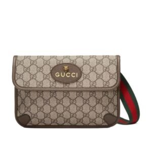 Gucci GG Supreme canvas fanny pack | AlmaBagz