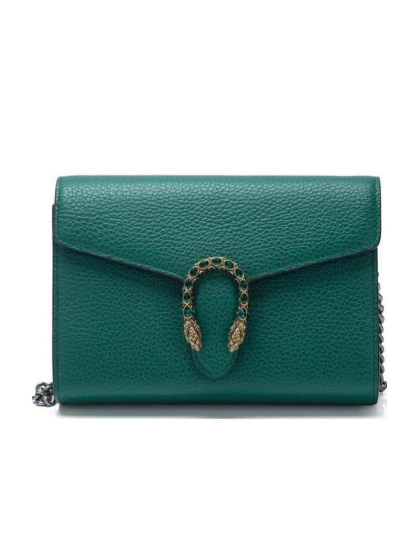 Gucci Dionysus Collection Leather Mini Chain Bag | AlmaBagz