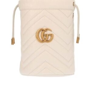 Gucci GG Marmont Collection Mini Bucket Bag | AlmaBagz