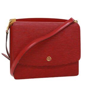 Louis Vuitton Red Leather Grenelle shoulder bag | AlmaBagz