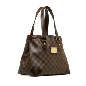 Louis Vuitton Damiere Hamsteed PM Tote Bag N51205 Brown PVC Leather Ladies Louis Vuitton | AlmaBagz