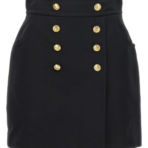 Gucci Women Logo Button Skirt | AlmaBagz