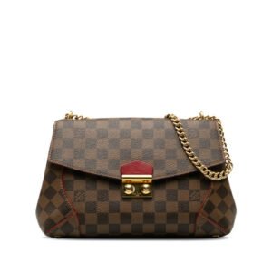 Louis Vuitton Damière Caisse Cratch Chain Sliding Shelter Bag N41596 Eve Brown PVC Leather Ladies Louis Vuitton | AlmaBagz