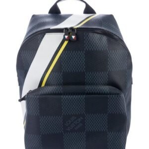 Louis Vuitton Apollo Backpack Damier Cobalt Canvas Yellow | AlmaBagz