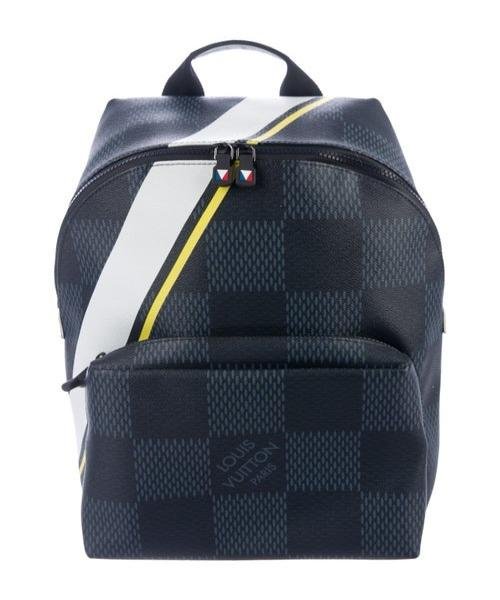 Louis Vuitton Apollo Backpack Damier Cobalt Canvas Yellow | AlmaBagz