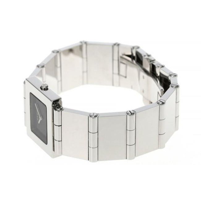 Gucci 600 L Series Stainless Steel Square Black Watch | AlmaBagz - Image 4