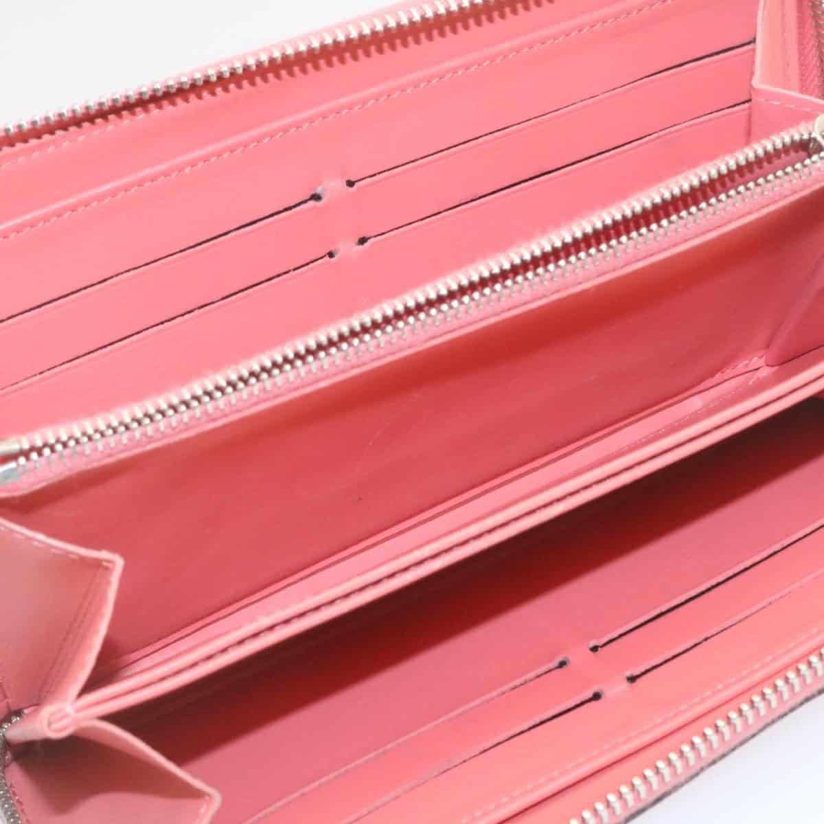 Louis Vuitton Pink Patent leather Zippy wallet wallet accessories | AlmaBagz - Image 4