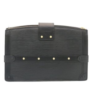 Louis Vuitton Black Leather Trunk shoulder bag | AlmaBagz