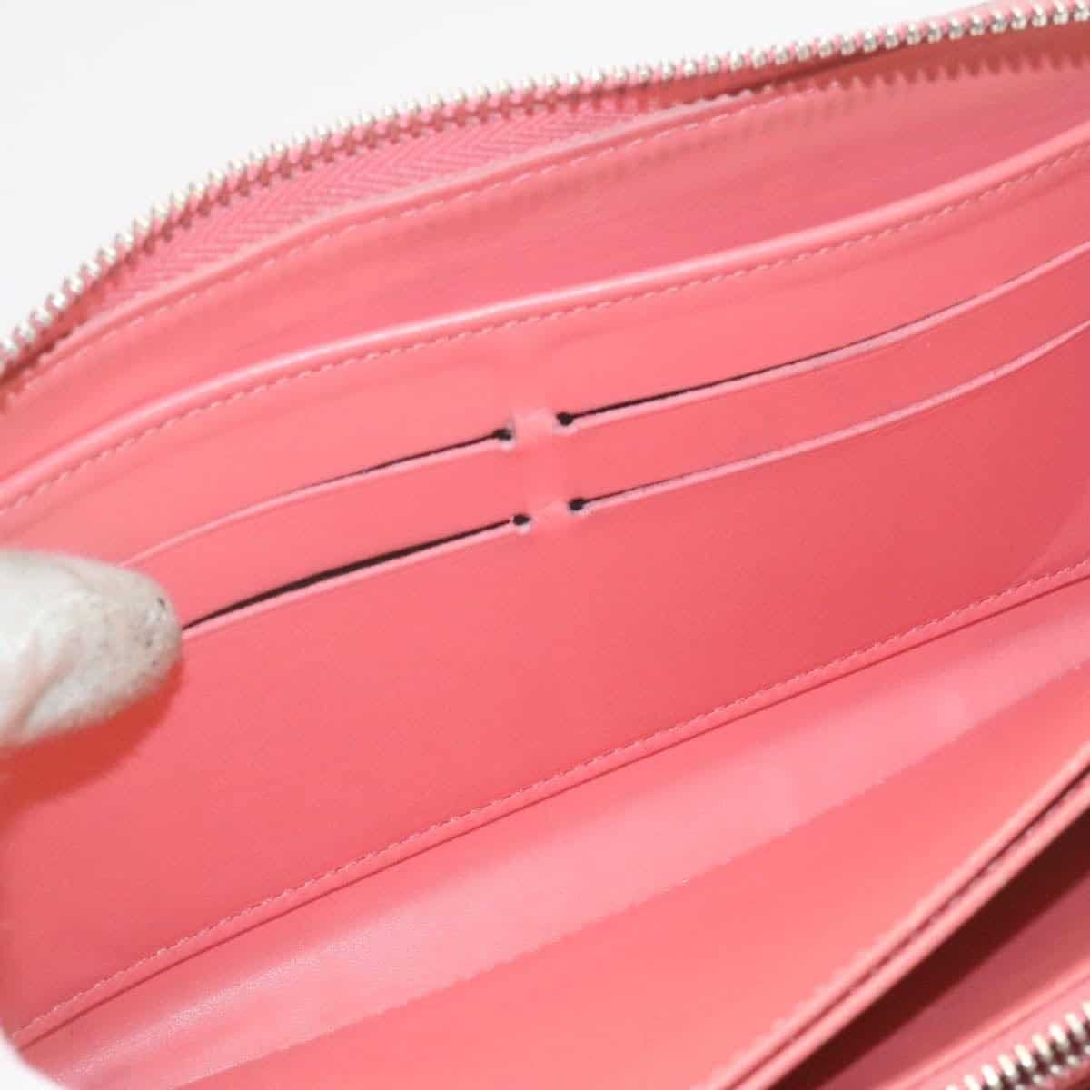 Louis Vuitton Pink Patent leather Zippy wallet wallet accessories | AlmaBagz - Image 19