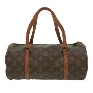 Louis Vuitton Brown Canvas Papillon 30 handbag bag | AlmaBagz