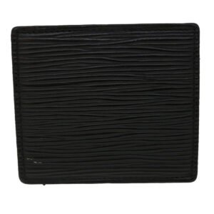 Louis Vuitton Black Leather Epi wallet wallet accessories | AlmaBagz