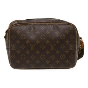 Louis Vuitton Brown Canvas Reporter shoulder bag | AlmaBagz