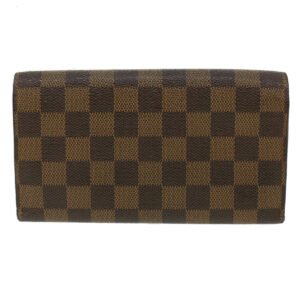 Louis Vuitton Brown Canvas Portefeuille Sarah wallet accessories | AlmaBagz